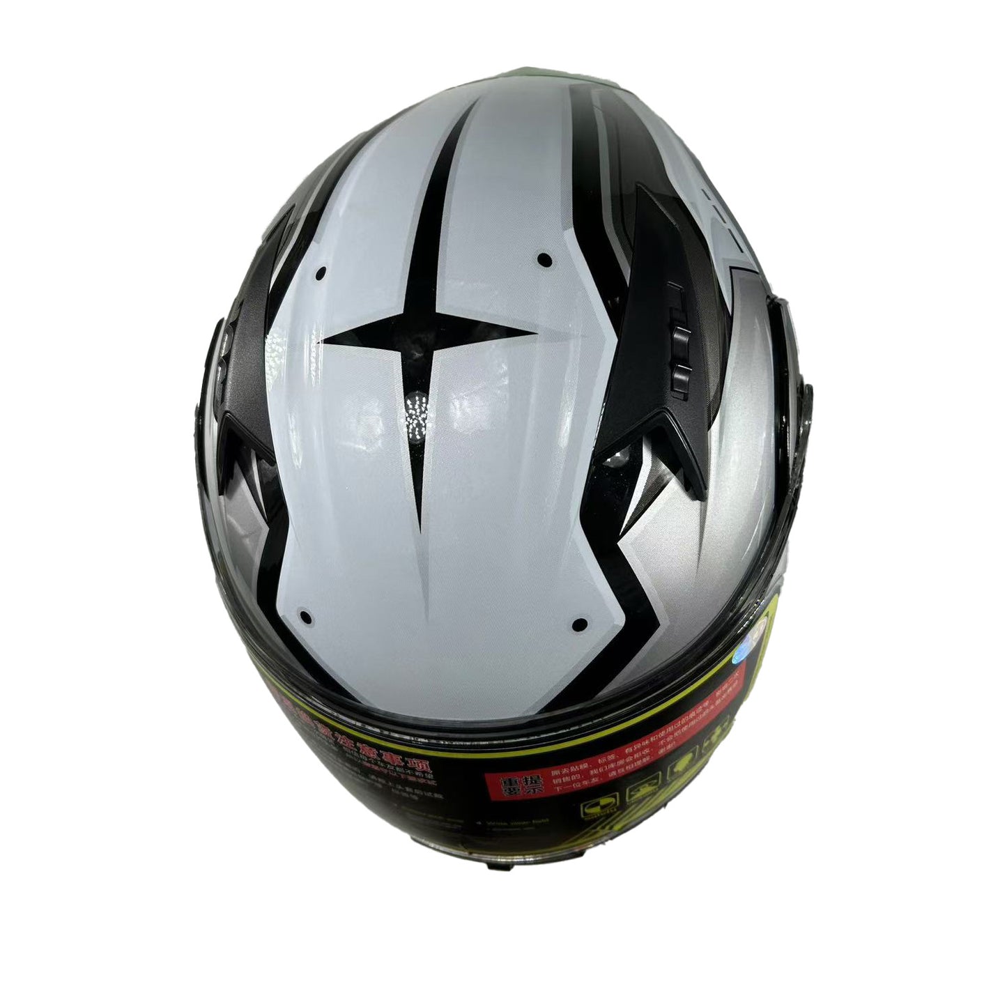 Silver with double visor women men flip up windshield can be used for motorcycle bicycle riding